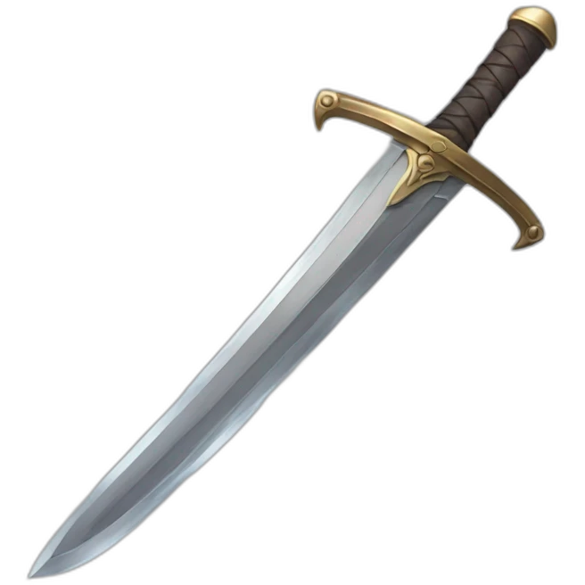 sword leaving trail emoji