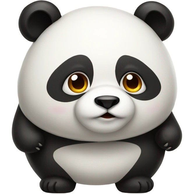 Fat panda emoji