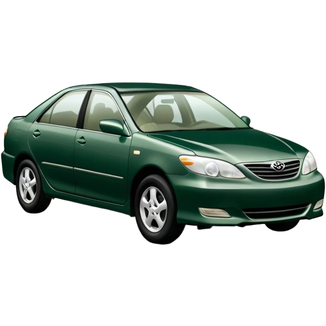 Dark Green 2003 Toyota Camry emoji