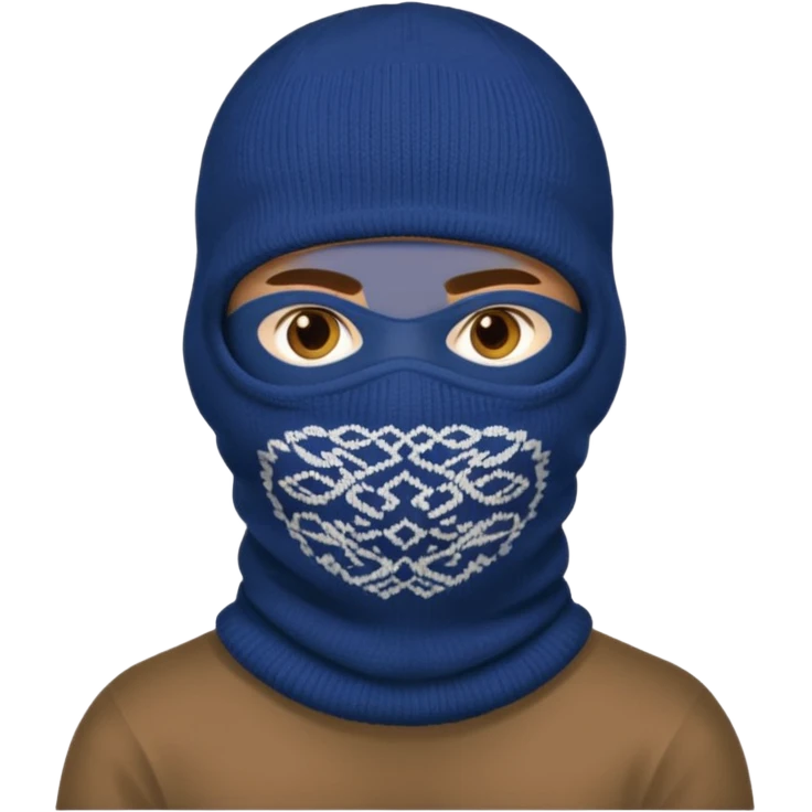 Man in balaclava emoji