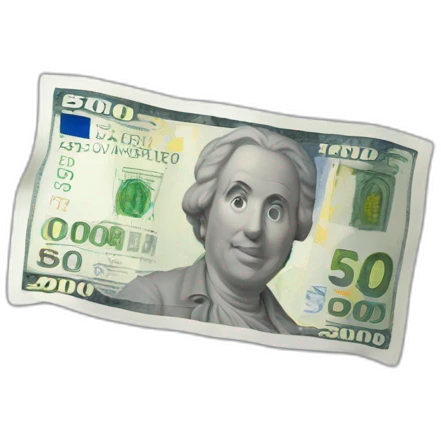 Billet de 500 Euros emoji