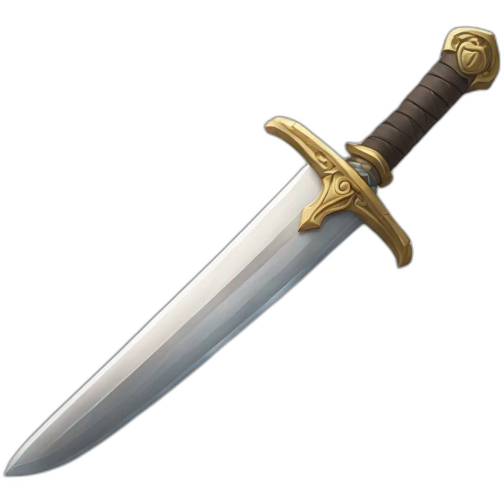 unique epic,rarest ,strongest,sharpest sword emoji
