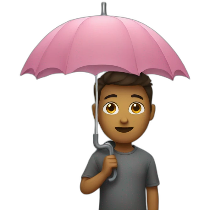 under the umbrella emoji