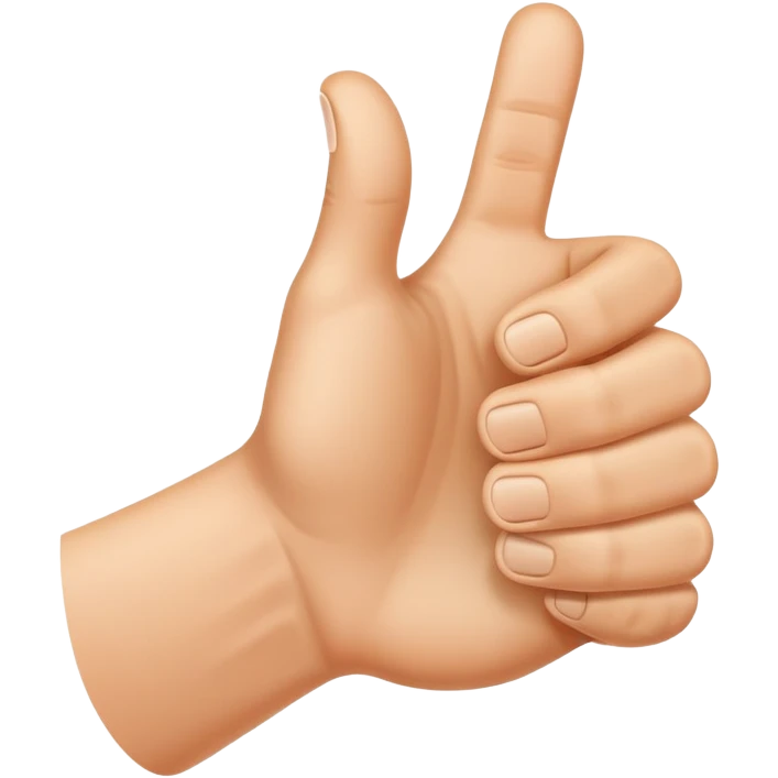 thumbs up gesture emoji
