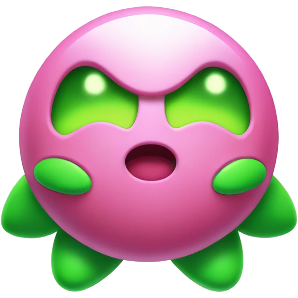 Radioactive Kirby emoji