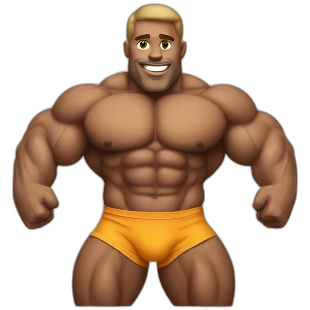 huge-bodybuilder emoji