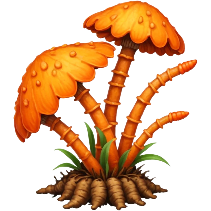 Mushroom (cordyceps) emoji