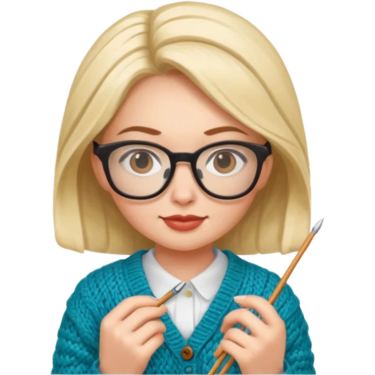 women who knit emoji