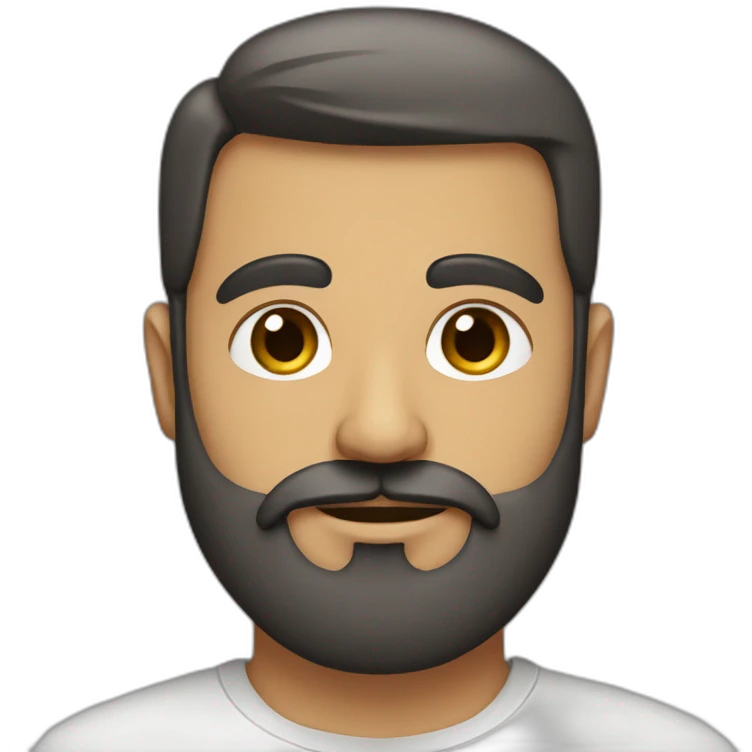 homme marocain grosse barbe emoji