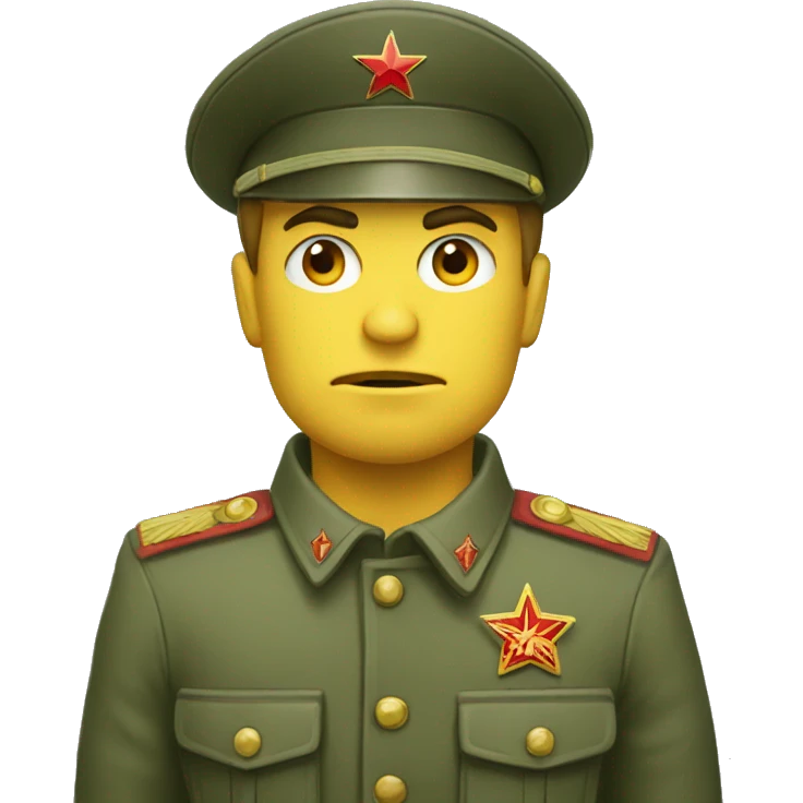 ussr soldier angry emoji