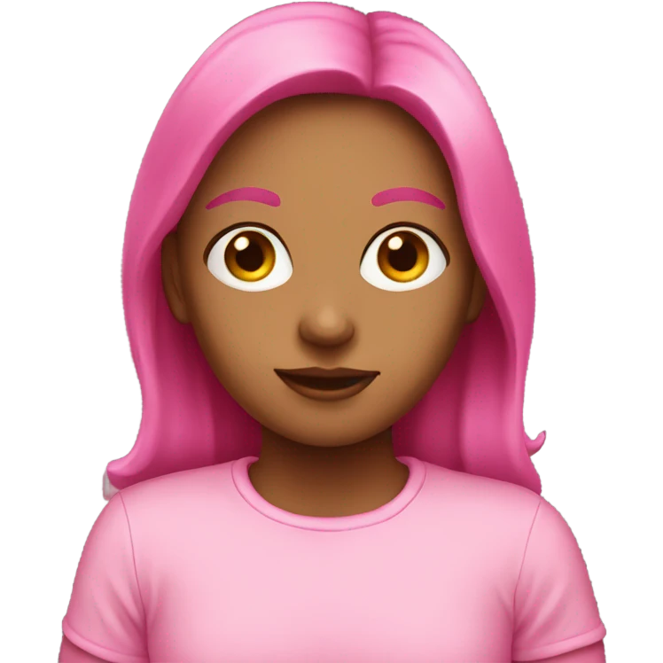 Pink girl emoji