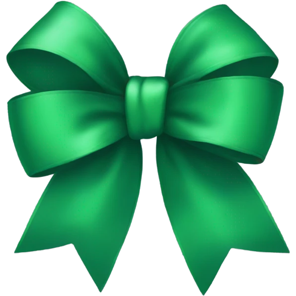 green bow emoji