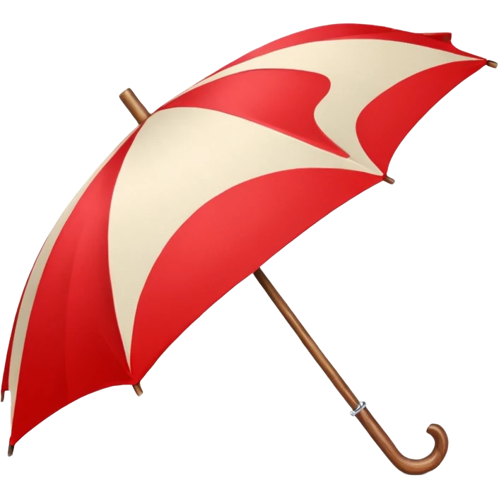 red summer umbrella emoji