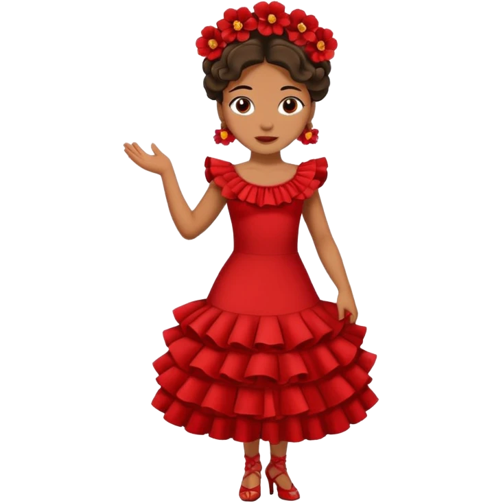 Flamenco dancer emoji