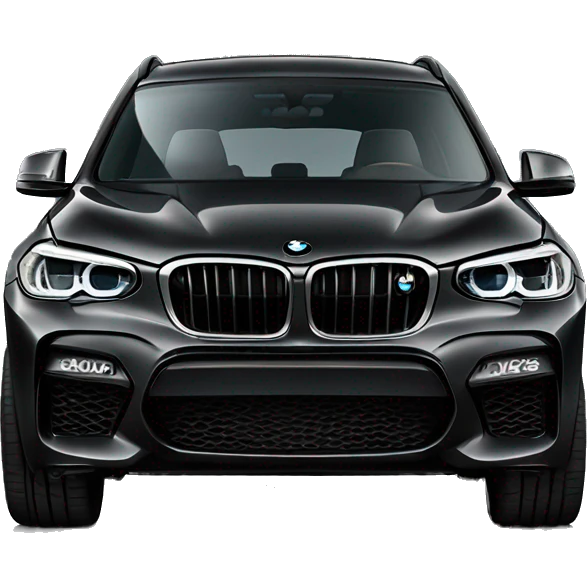 Black BMW X3M emoji