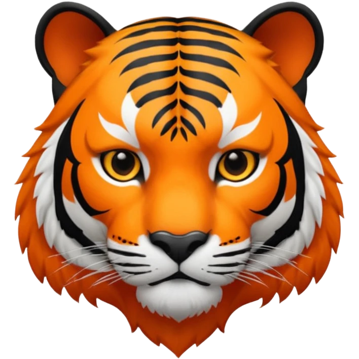 Black tiger emoji