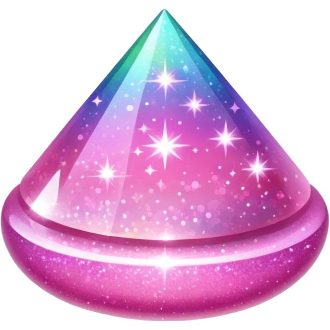 Pink aesthetic sparkles emoji