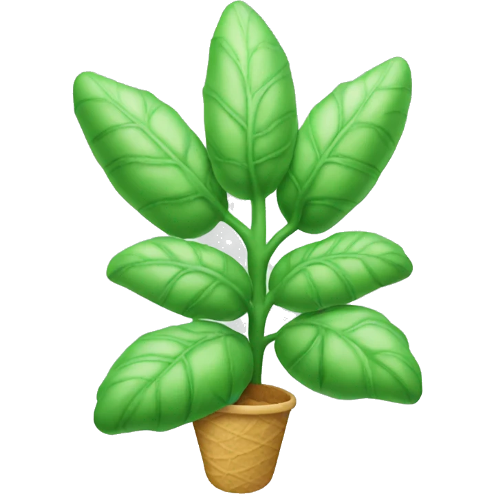 Ice cream plant emoji
