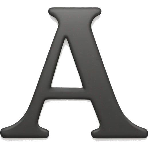 letter a emoji