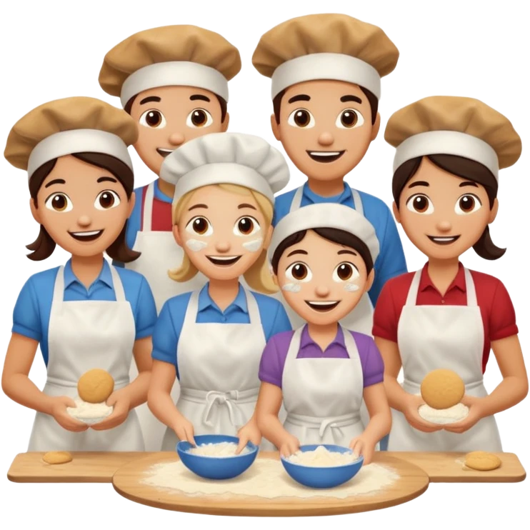 Goofy cookie bakers emoji