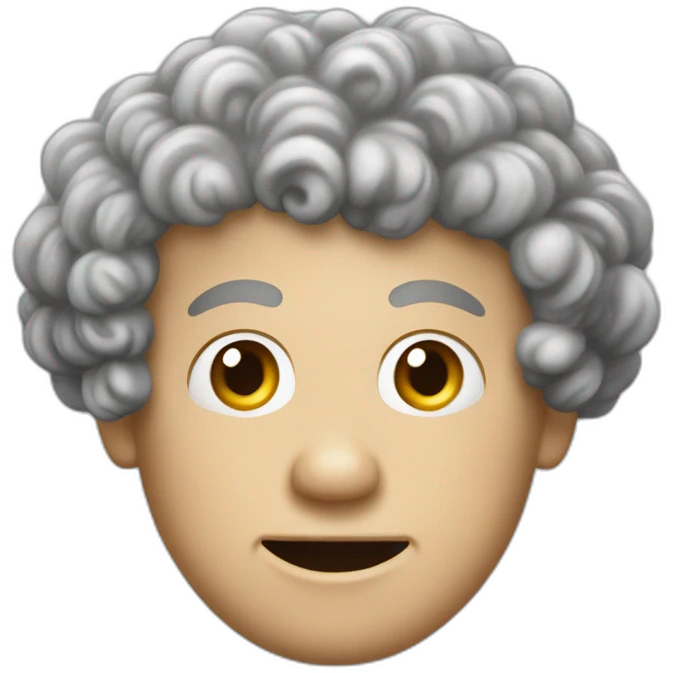 Curly joe of the three stooges emoji