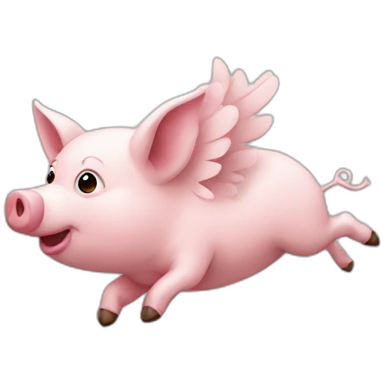 flying pig emoji