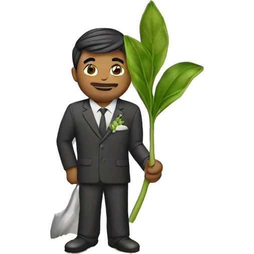 Weeding emoji