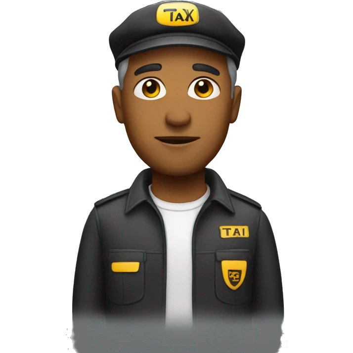 taxi driver emoji