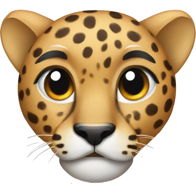 cheetah bow emoji