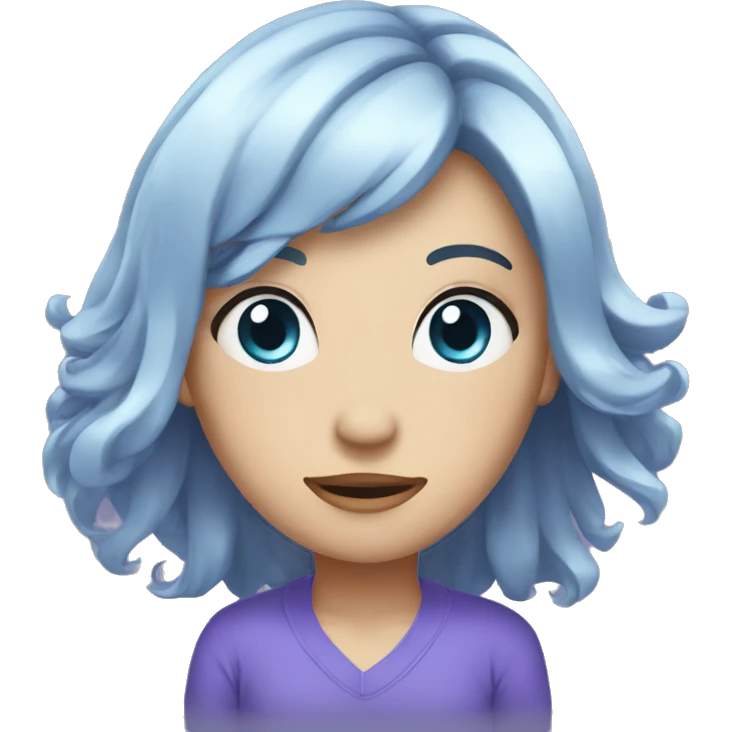  Fibromyalgia Blue Loop emoji
