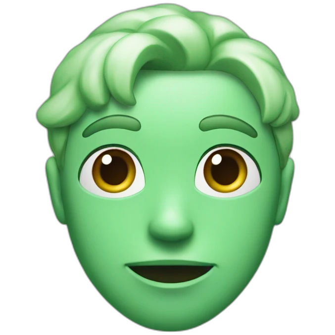 corazón verde pastel emoji