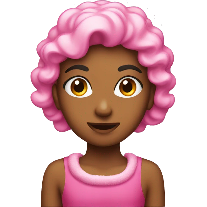 Pink Christmas emoji