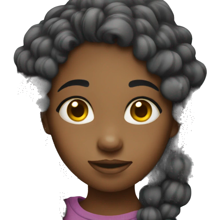 cute black girl emoji