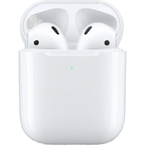 AirPods with arms and legs emoji