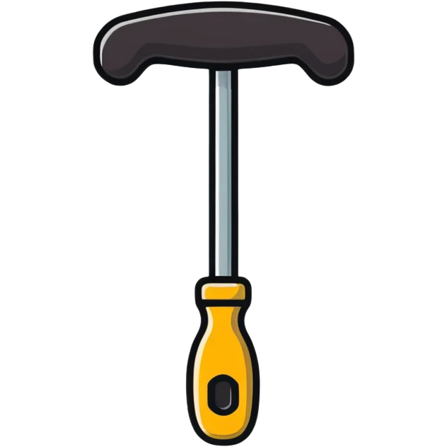 hand gripping a handle emoji