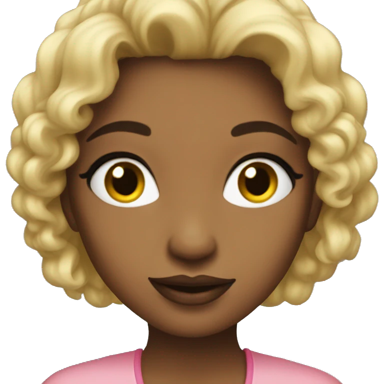 Coquette girl emoji