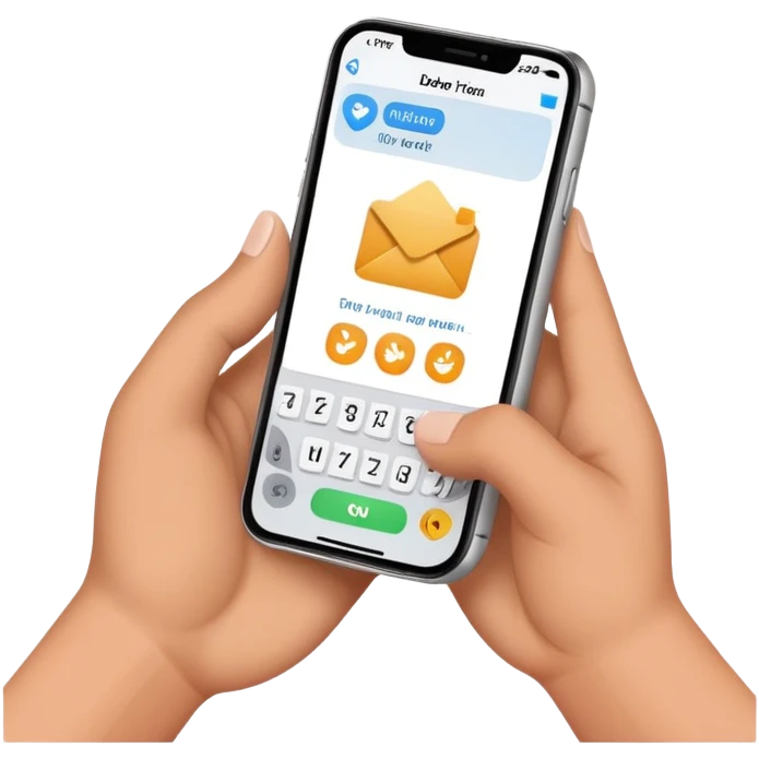 Sending a DM emoji