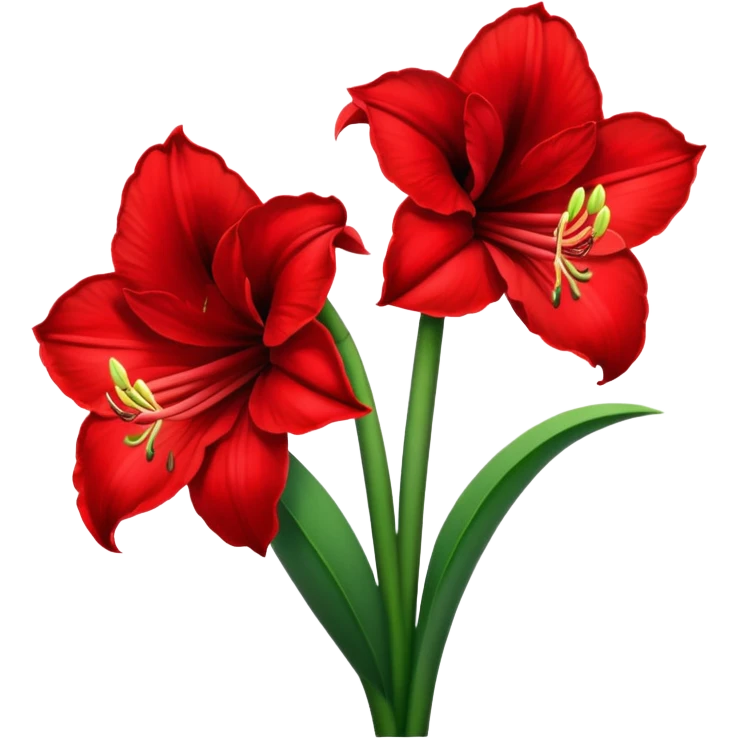 Can you make red Amaryllis emoji