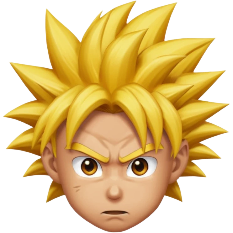 Goku super Sayayín emoji