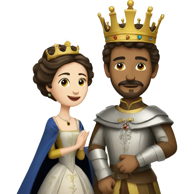 king ferdinand and queen isabella emoji