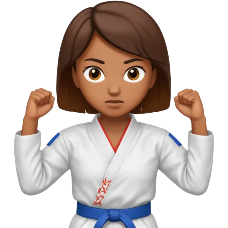 karate lady emoji