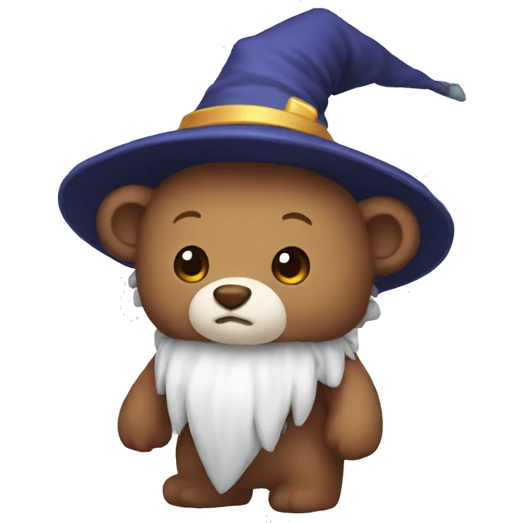 wizard bear pixel emoji