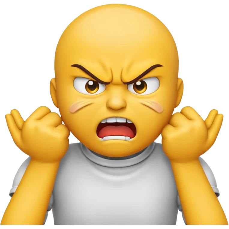 round emoji angry face with hands choking the neck emoji