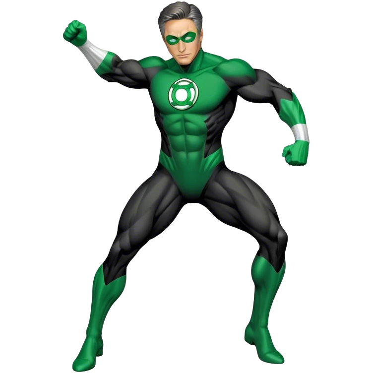Jon Stewart Green Lantern Black  emoji