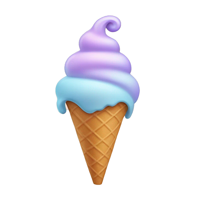 Pastel Ice cream  emoji