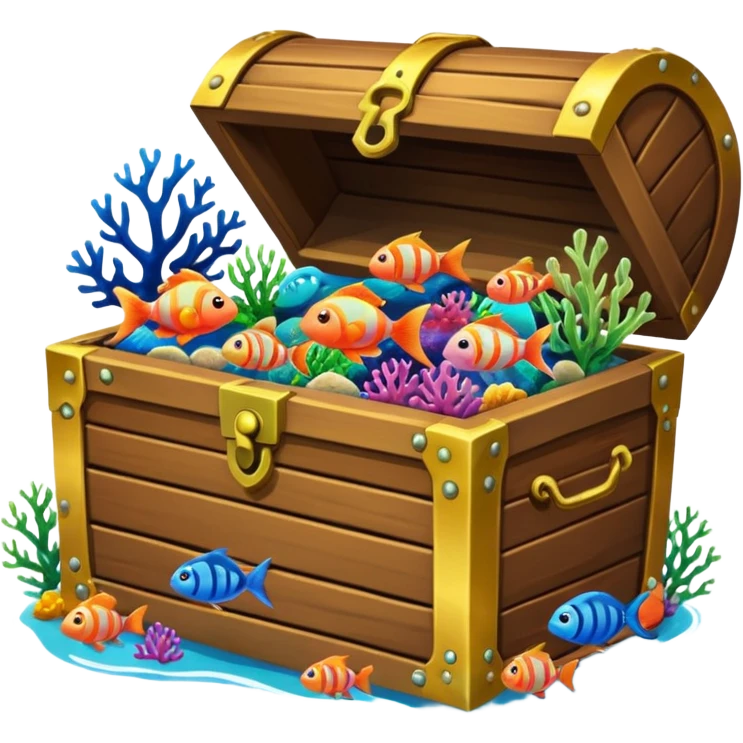 Coral Reef Treasure emoji