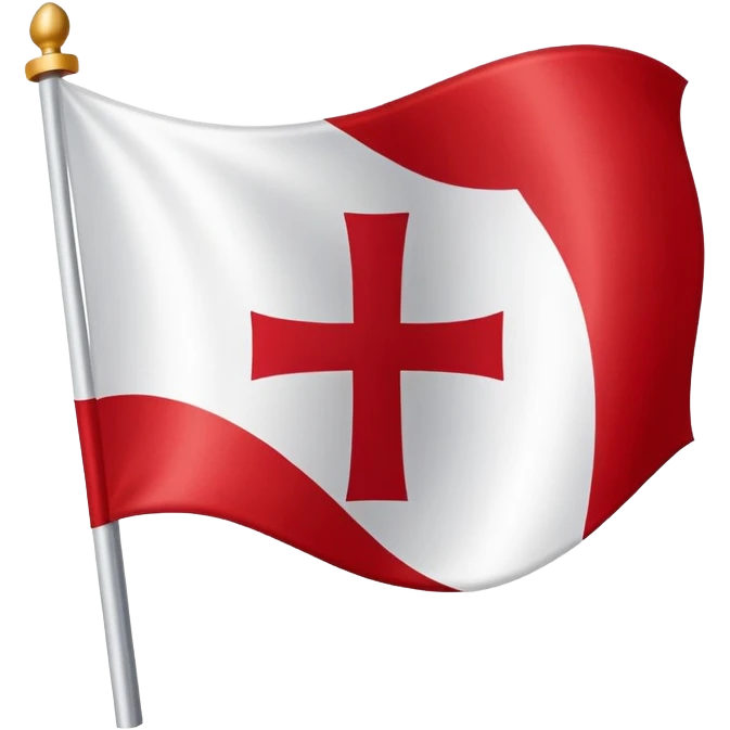 flag with a cross inside God emoji