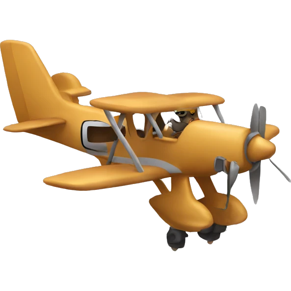 Horse in a plane emoji