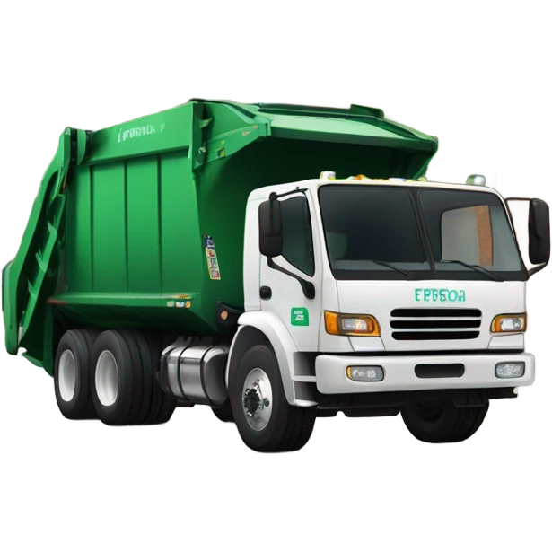 Trash truck  emoji
