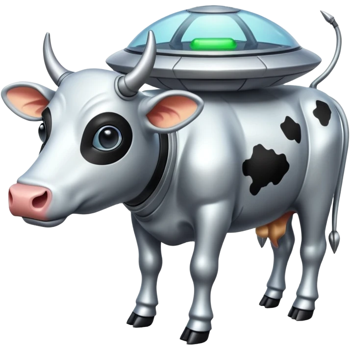 НЛО с коровой  emoji